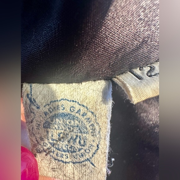 BORGFUR Black Fur-Trimmed Women's Coat by Lou Nierenberg GUC - Picture 8 of 15